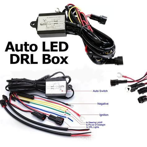 automotive led daytime running light junction box|Universal LED Daytime Running Light Automatic ON/OFF .